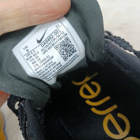 Nike AF1 '07 SE Recycled Black Women’s Size 8 DA6682-100 US 9 - Picture 6 of 8